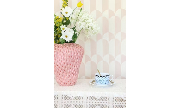 MAJVILLAN tapetai WHIPPED CREAM BLUSH PEACH