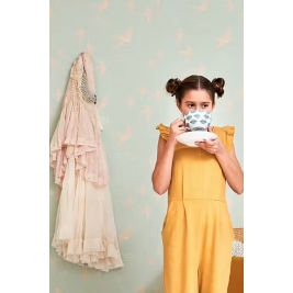 MAJVILLAN tapetai FOLLOW THE WIND DUSTY TURQUOISE