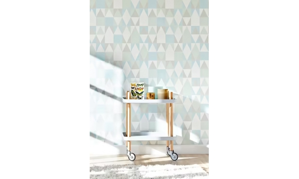 MAJVILLAN tapetai ALICE TURQUOISE