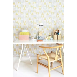 MAJVILLAN tapetai ALICE PINK/YELLOW