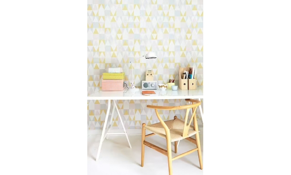 MAJVILLAN tapetai ALICE PINK/YELLOW