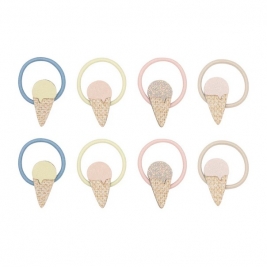 MIMI & LULA plaukų gumyčių rinkinys ICE CREAM MINI