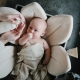 MUSHIE merliukas kūdikiui CHERRIES 120x120 cm
