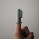 MUSHIE kūdikio dantų šepetėlis FINGER TOOTHBRUSH CAMBRIDGE BLUE/SHIFTING SAND