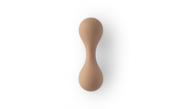 MUSHIE barškutis kūdikiui BABY RATTLE TOY NATURAL