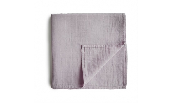 MUSHIE anklodė/ didelis merliukas kūdikiui SOFT MAUVE 120x120 cm