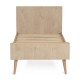QUAX lovytė vaikui 140x70 cm COCOON NATURAL OAK