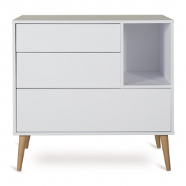 QUAX komoda COCOON ICE WHITE