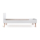 QUAX lovytės priedas (padidinimui iki 70x170 cm) COCOON ICE WHITE