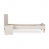 QUAX lovytės priedas (padidinimui iki 70x170 cm) LOFT JUNIOR CLAY +249.00€