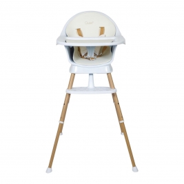 QUAX maitinimo kėdutė ULTIMO 3 LUXE WHITE NATURAL