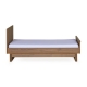 QUAX KYO vaikiška lovytė WALNUT 140x70 cm QUAX KYO vaikiška lovytė WALNUT 140x70 cm