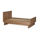 QUAX KYO vaikiška lovytė WALNUT 140x70 cm QUAX KYO vaikiška lovytė WALNUT 140x70 cm