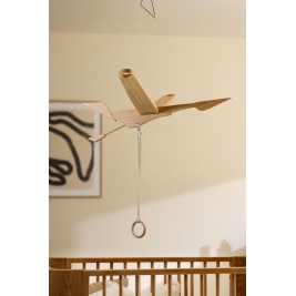 QUAX medinė dekoracija SEAGULL NATURAL