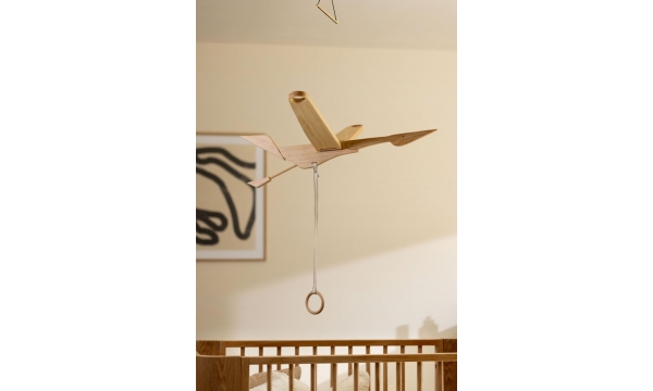 QUAX medinė dekoracija SEAGULL NATURAL