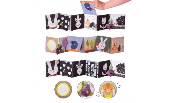 TAF TOYS lavinamoji knygelė URBAN GARDEN