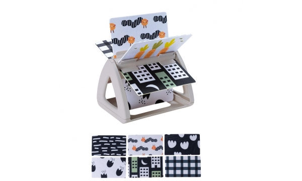 TAF TOYS sukama knygelė kūdikiui CONTRAST