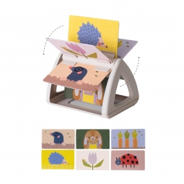 TAF TOYS sukama knygelė kūdikiui MULTICOLOR