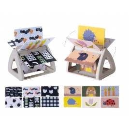 TAF TOYS sukama knygelė kūdikiui MULTICOLOR