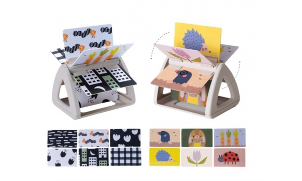 TAF TOYS sukama knygelė kūdikiui MULTICOLOR TAF TOYS sukama knygelė kūdikiui MULTICOLOR