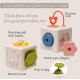 TAF TOYS veiklos kubas PEEK & PLAY CUBE