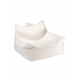 WIGIWAMA vaikiškas sėdmaišis CREAM WHITE BEANBAG