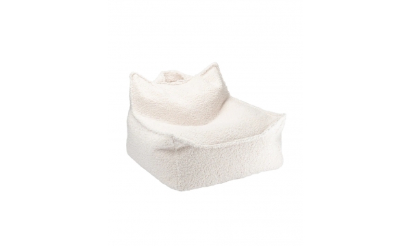 WIGIWAMA vaikiškas sėdmaišis CREAM WHITE BEANBAG