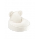 WIGIWAMA vaikiškas sėdmaišis CREAM WHITE BEAR BEANBAG