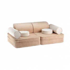 WIGIWAMA vaikiška sofa SETTEE BROWN SUGAR