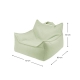 WIGIWAMA vaikiškas lauko sėdmaišis BEANBAG HERBA