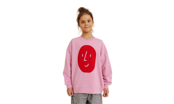OXOX CLUB vaikiškas džemperis POTATO PINK