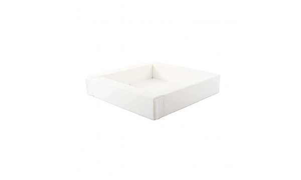 IGLU kamuoliukų baseinas SOFT PLAY WHITE, 130x130 cm