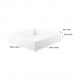 IGLU kamuoliukų baseinas SOFT PLAY WHITE, 130x130 cm