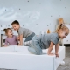 IGLU kamuoliukų baseinas SOFT PLAY WHITE, 130x130 cm