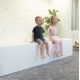 IGLU kamuoliukų baseinas SOFT PLAY LARGE WHITE, 240x240 cm