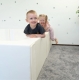 IGLU kamuoliukų baseinas SOFT PLAY LARGE WHITE, 240x240 cm
