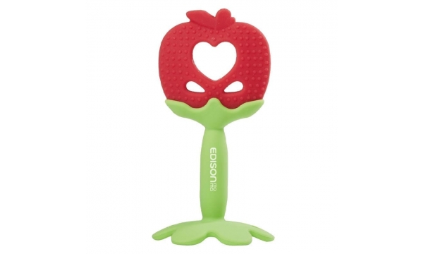 EDISONMAMA kramtukas kūdikiui 3D APPLE EDISONMAMA kramtukas kūdikiui 3D APPLE